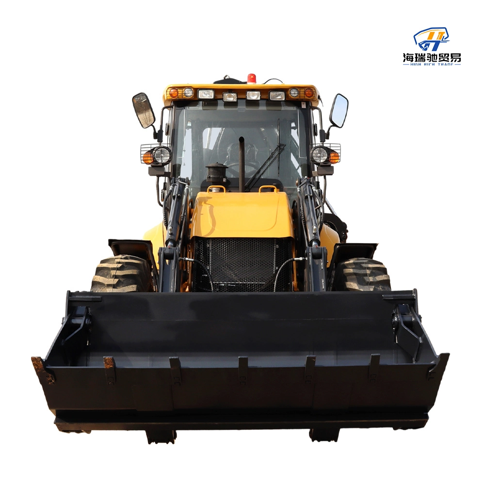 Manufacturer Supply Hydraulic Hr333D Diesel Heavy 4X4 Wheel Backhoe Loader