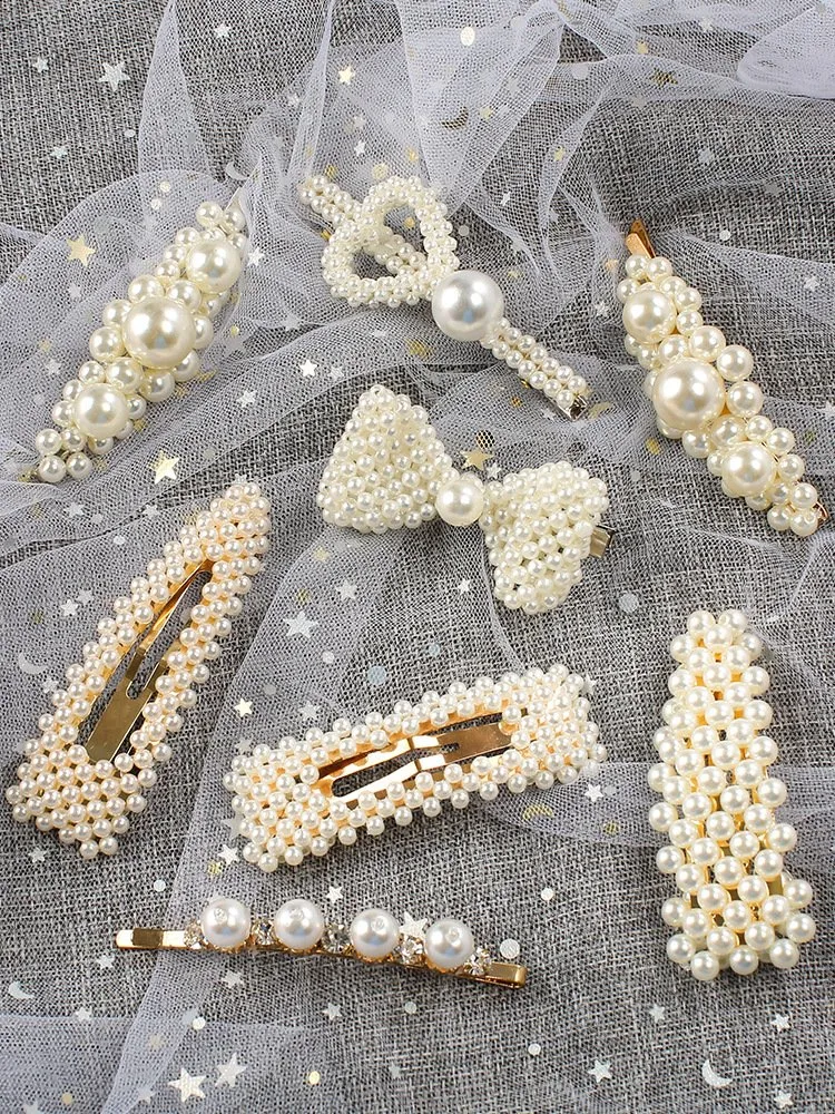 Fashion High quality/High cost performance  Pearl Hairpin Accessories for Women Gifts