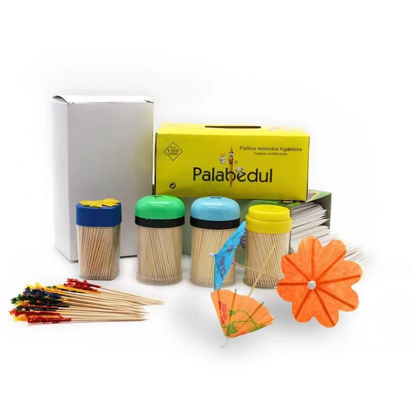 Food-Contacting Grade High quality/High cost performance Hygienic Natural Bamboo Toothpicks Wooden Toothpick