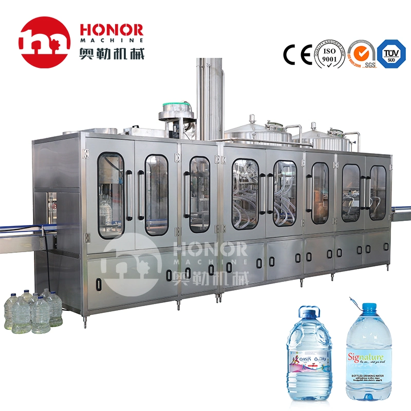 New Design Turnkey Project High Output 1L/2L/3L/5L and Other Barrel Liquid Filling Production Equipment