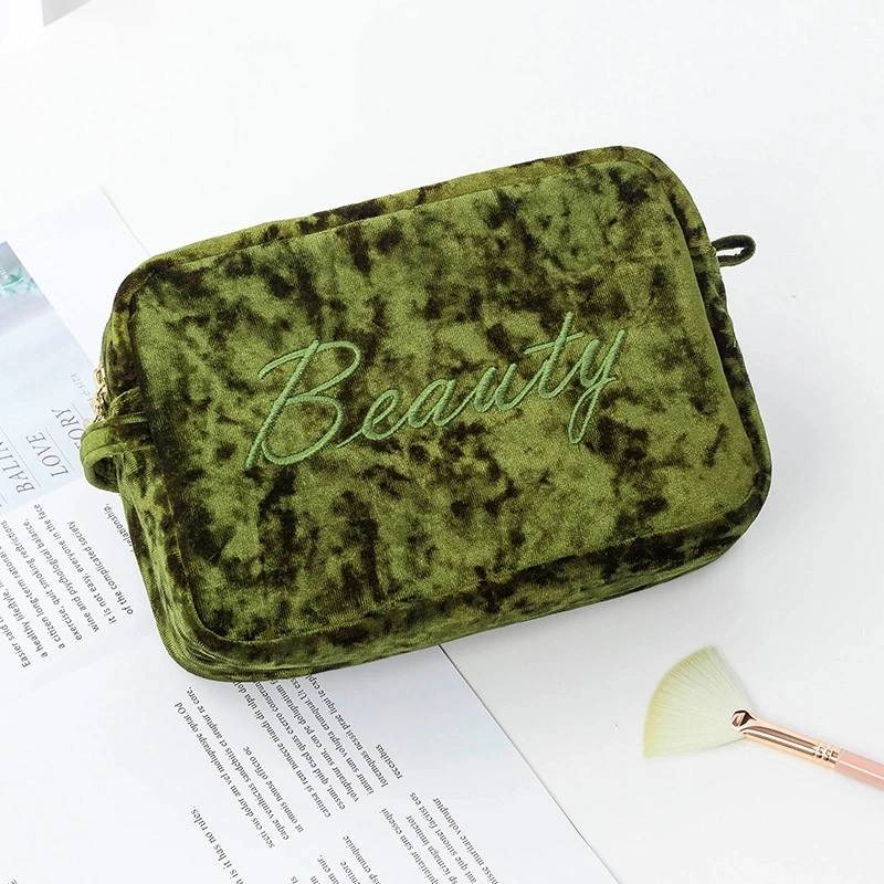 Custom Logo Makeup Bag Brush Packing Beautiful Beauty Bag Cosmetic Make up Bag for Ladies