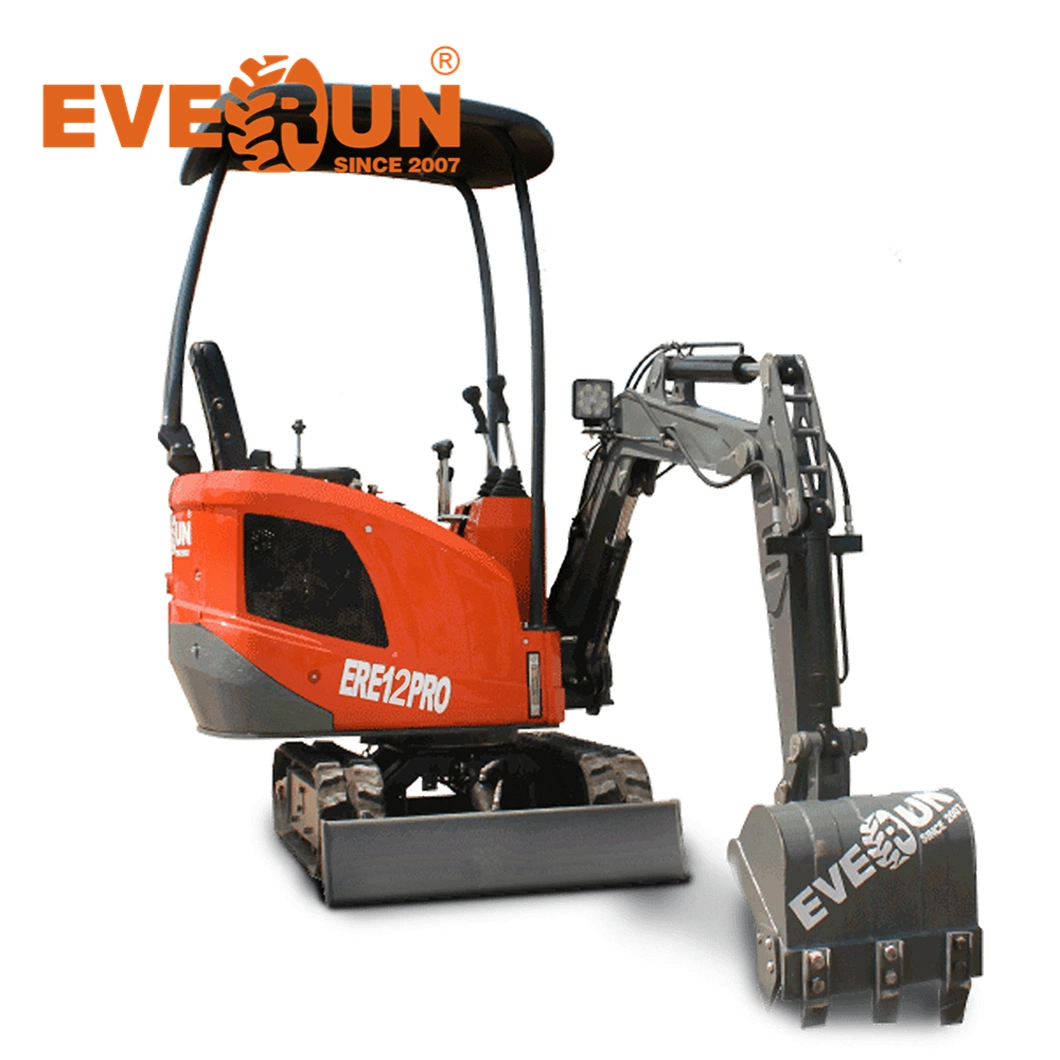 EVERUN ERE12pro 1.2ton Hydraulic Transmission Special Excavator engineering construction machinery mini digger Manufacture