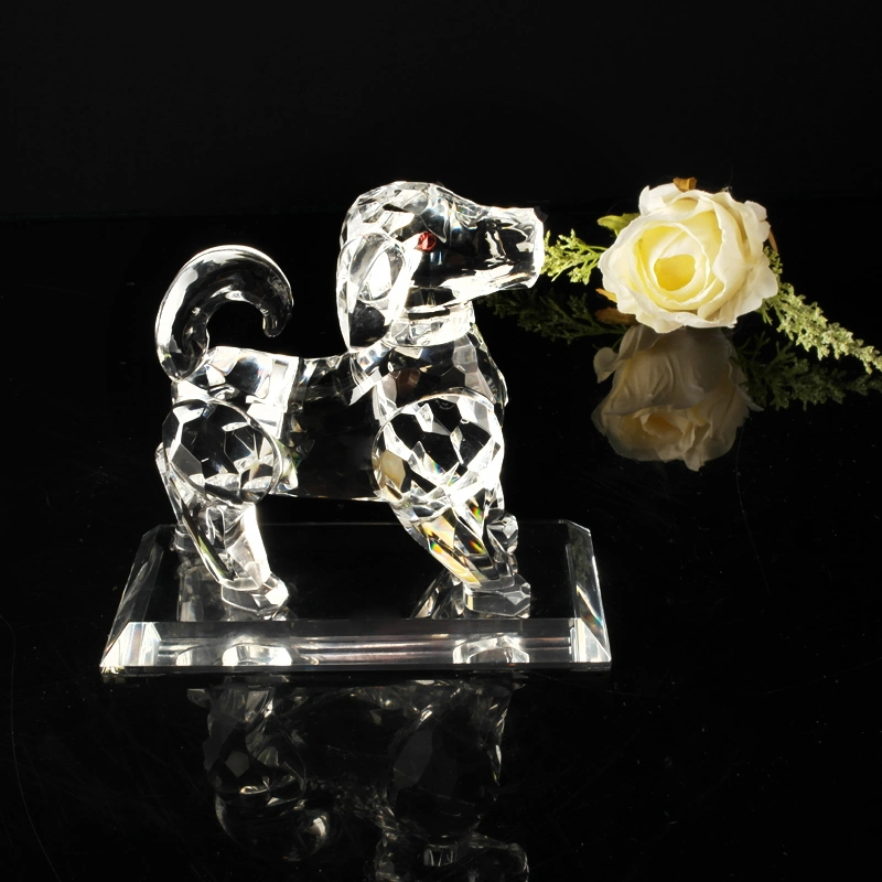 Crystal Dog Модель Craft для 2016 Crystal Gift