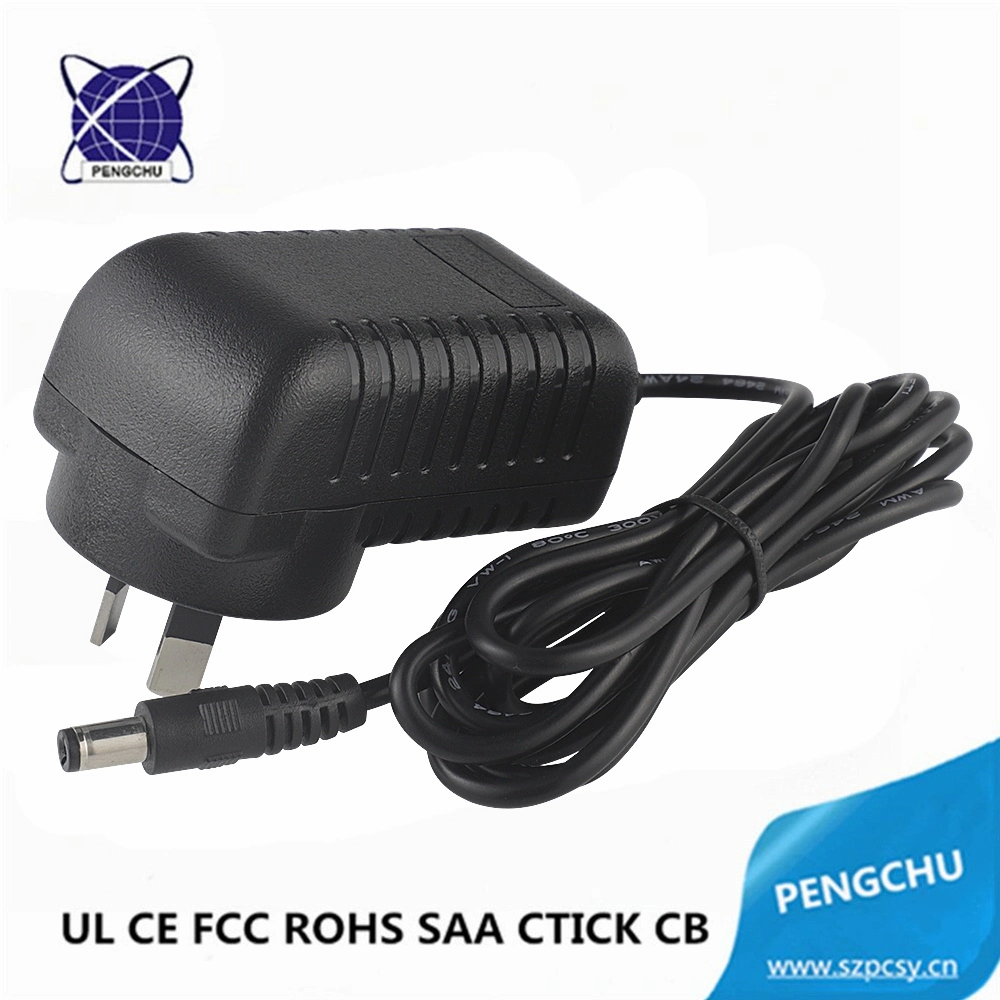 EU AU US UK Plug 5V 500mA 0.5A 2.5W AC Adapter Charger with UL CE FCC RoHS SAA C-tick CB