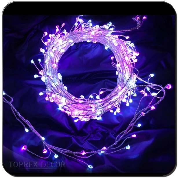 À l'intérieur Plug UE Twinkle chaîne LED lumière Étoile de Noël de petits feux de fée