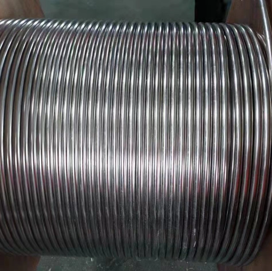 Ss Tp 304 316 321 304L 2205 2507 904L Monel Welded Seamless Spiral Heat Exchanger Stainless Steel Cooling Coil Tube/Pipe