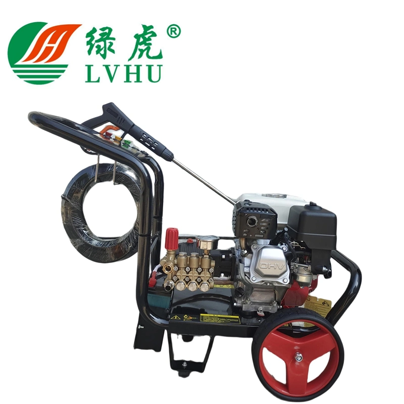 Gx160 Engine Crankshaft Pump 130-160bar Commercial/Industrial Gasoline High Pressure Water Pump Car Washer 5.5HP