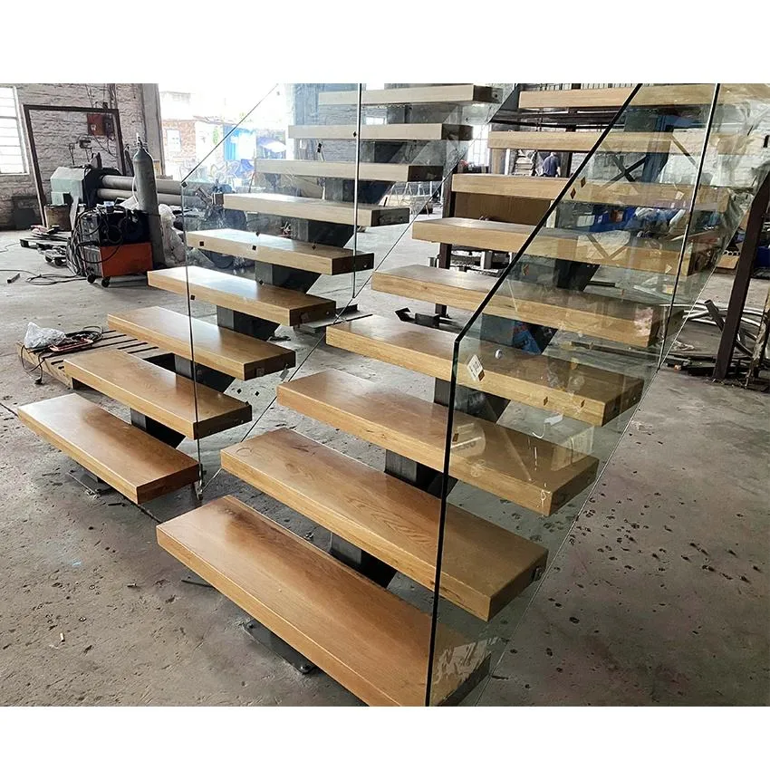 Folding Artic Timber Staircase Design Floor Railing Folding Stair Case