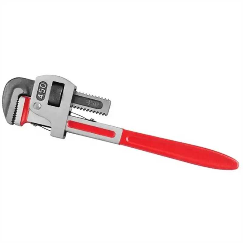 Heavy Duty America Type Pipe Wrench Home Tools Adjustable Qingdao Wrench Hand Tool for Repairing