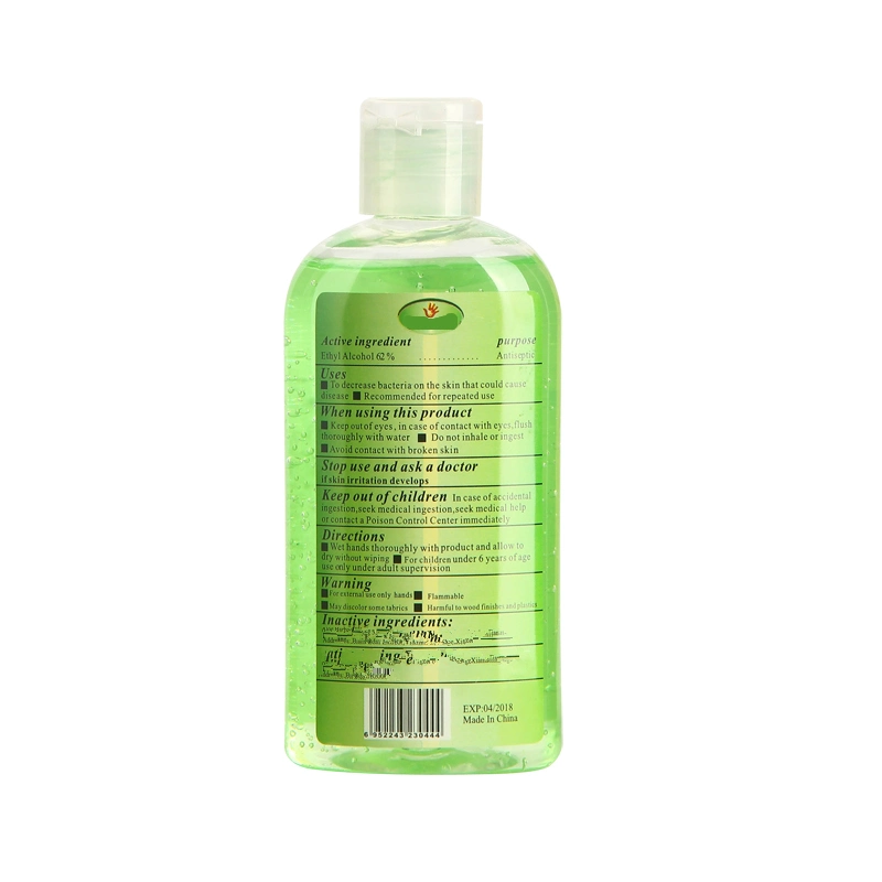 El 75% de alcohol Aloe Vera mata a un 99,99% Antiséptico Waterless grueso mano higienizador 120ml