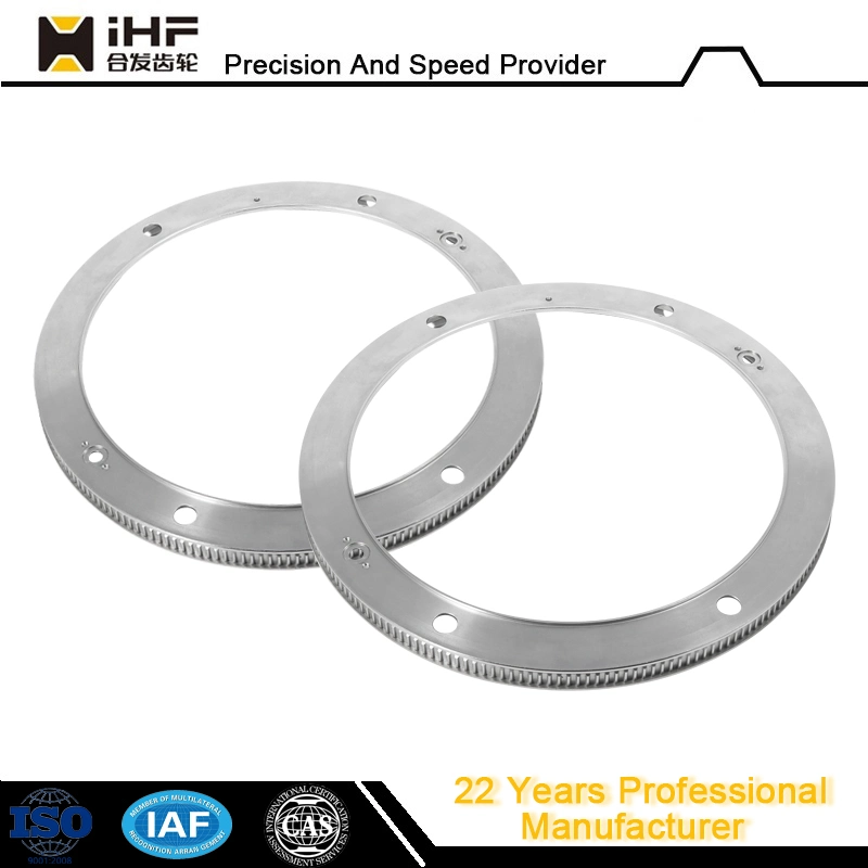 Ihf OEM ODM Carbon Steel Transmission Finished Bore Inner Gear Ring