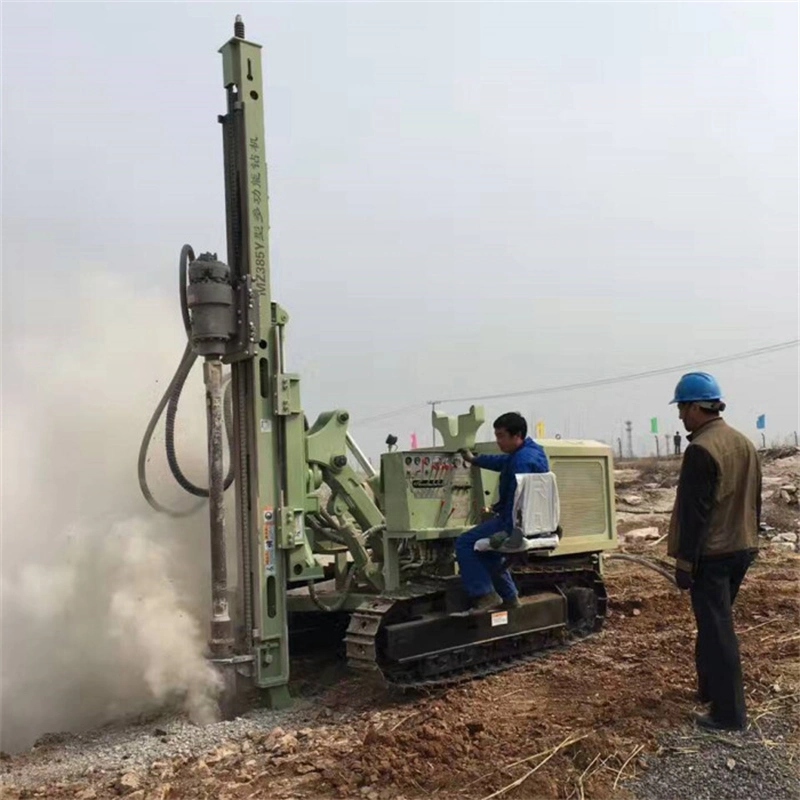 El equipo controlador Solar de orugas máquina de perforación para agua y minería