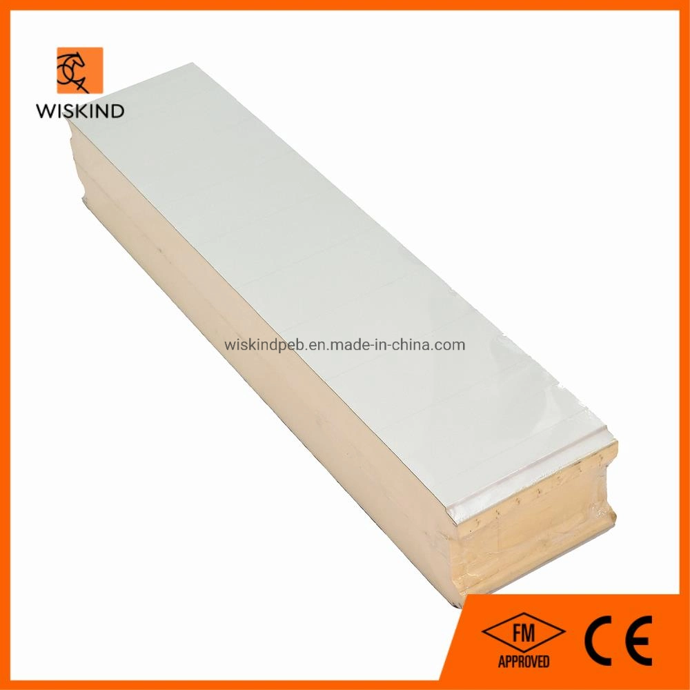 No Deformation EPS/Rock Wool/Glass Wool/PU/PIR/PUR Wall Building Material Sandwich Panel for Building Exterior Wall System