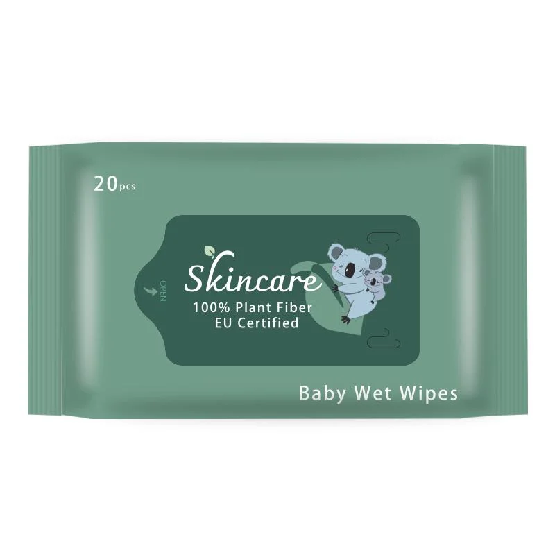 Wholesale Biodegradable Baby Wipes, Unscented, Fragrance-Free Baby Diaper Wipes, Flip Lid Packs