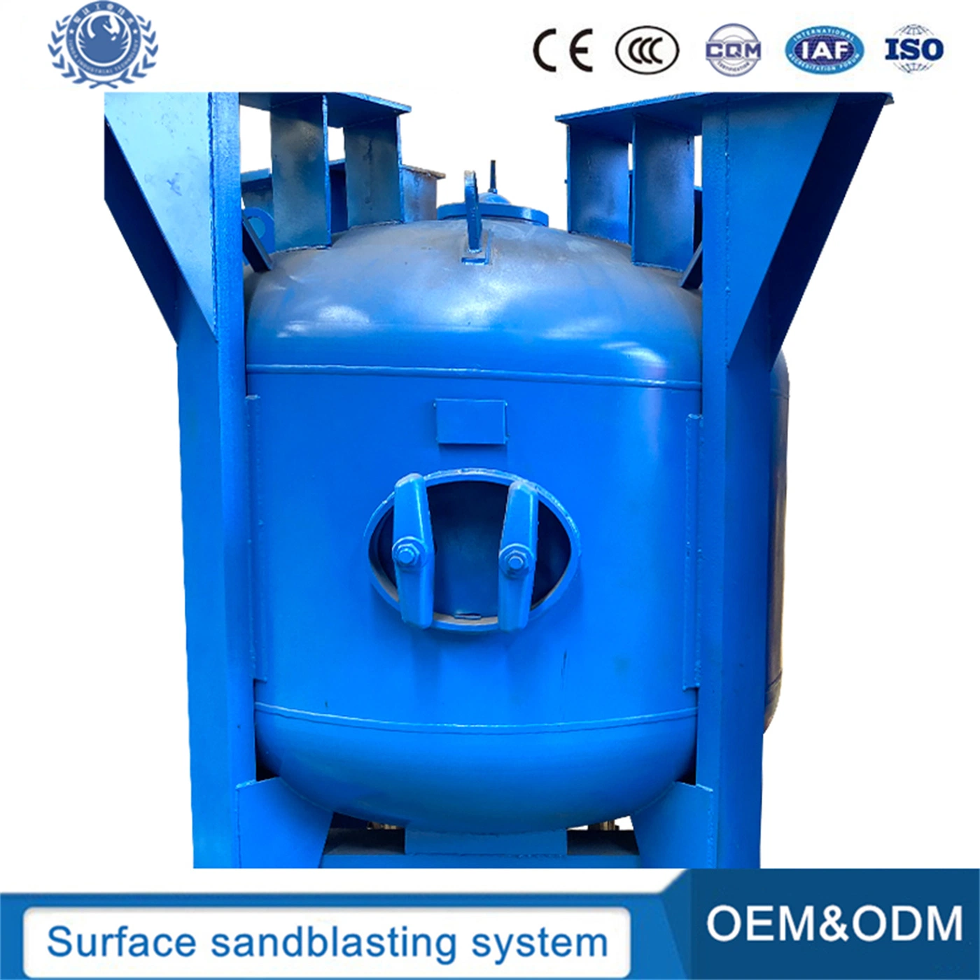 CE Certificate Vertical Wet and Dry Dust Portable Automatic Sandblasting Machine for Rust Removal Burnishing