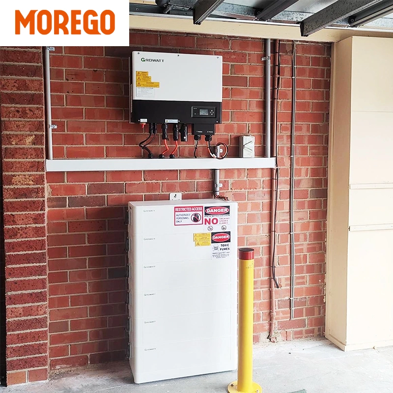 Moregosolar Storage Energy Solar System 10kw 8kw 6kw 5kw with Growatt Inverter Lithium Ion Battery