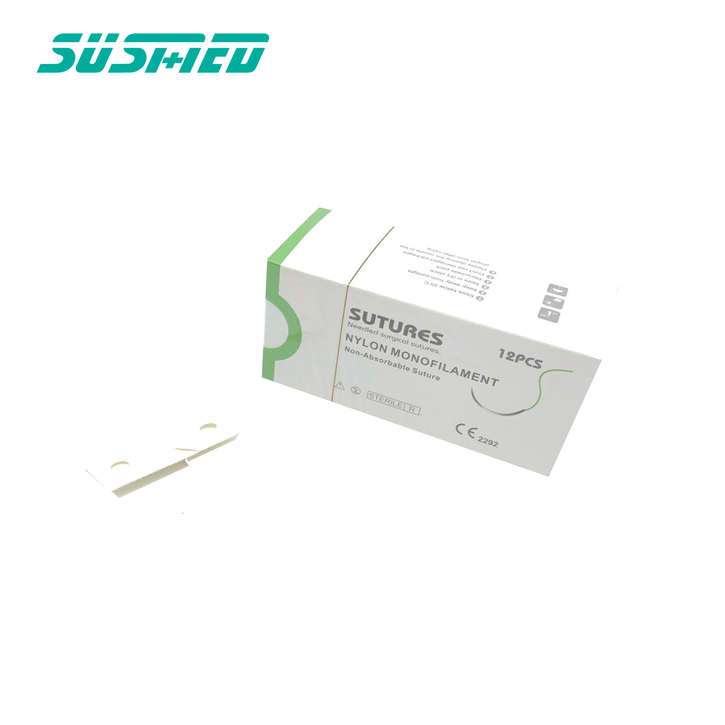 Cheap Medical Non-Absorbable sutures en nylon jetables