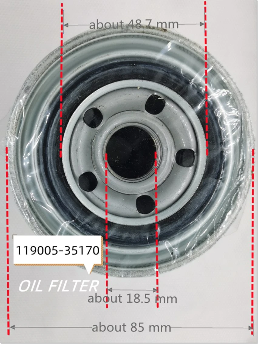 119005-35170 оригинальный масляный фильтр для двигателя Yanmar используется для экскаватора трактора