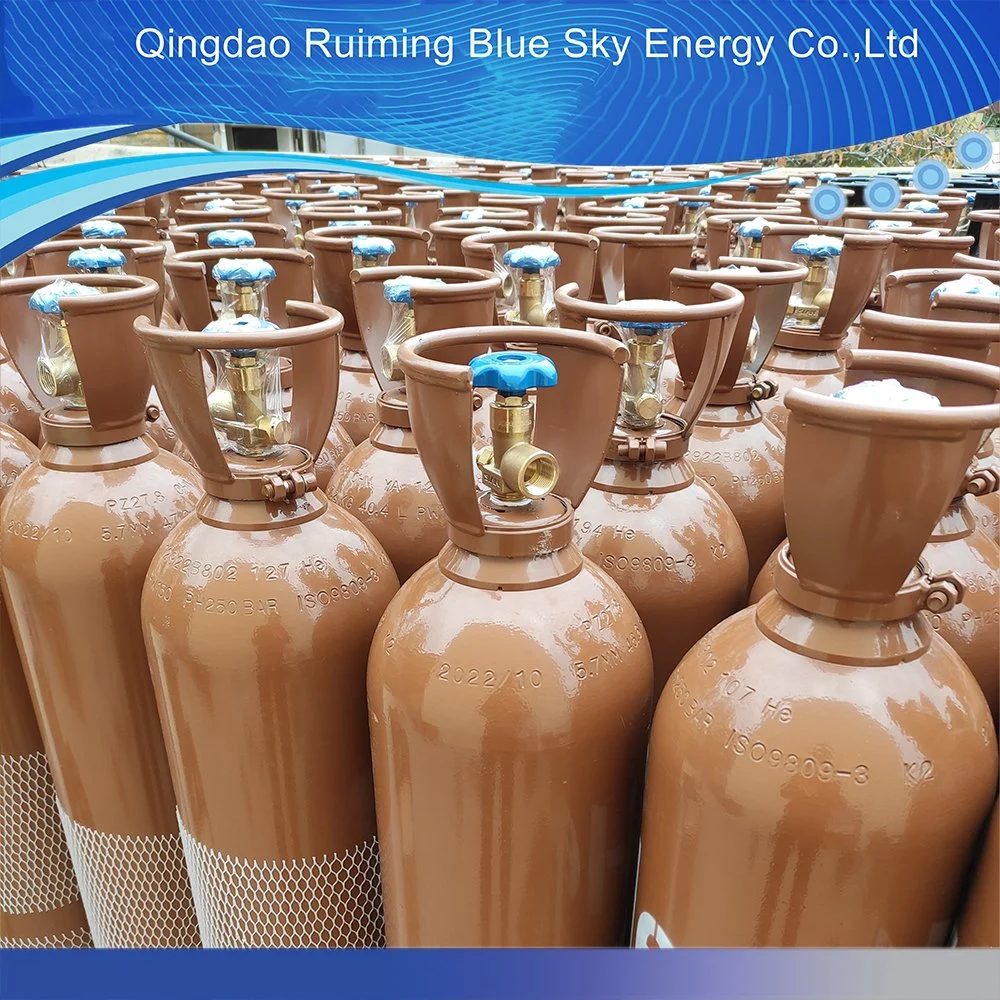 40L 150bar 99.9%-99.999% Industrial Grade Helium Gas