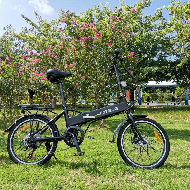 Bicicleta plegable eléctrica de 20 pulgadas para adultos