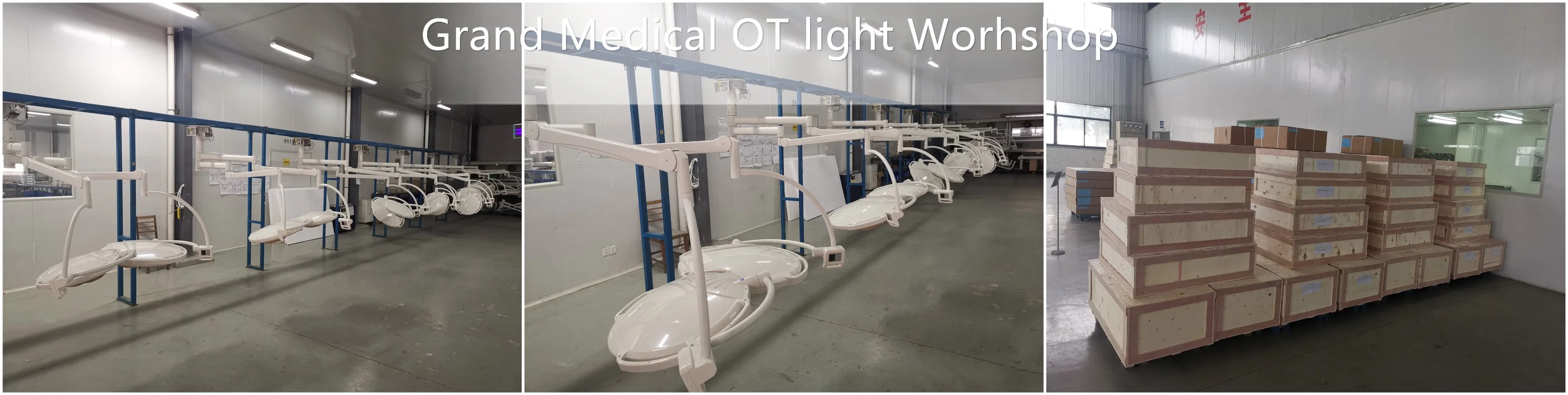 Digital Controlled LED Light Intensity with 10 Grades of Brightness and Automatic Memory Medical hospital Shadowless Surgical Light Lamp