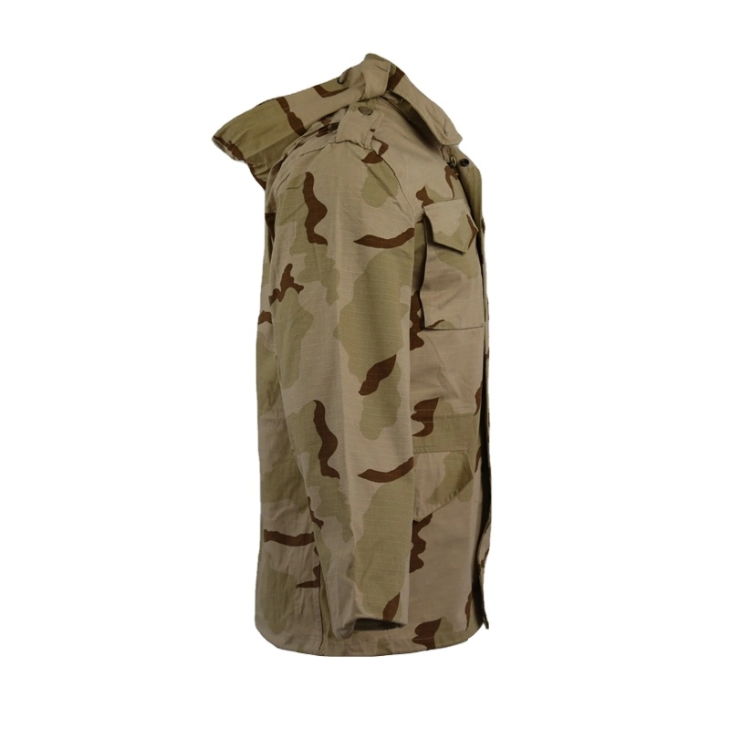 Invierno impermeable Caminata de campo Nosotros Caza Tri- Desert Parka Militar M65 Chaqueta de campo