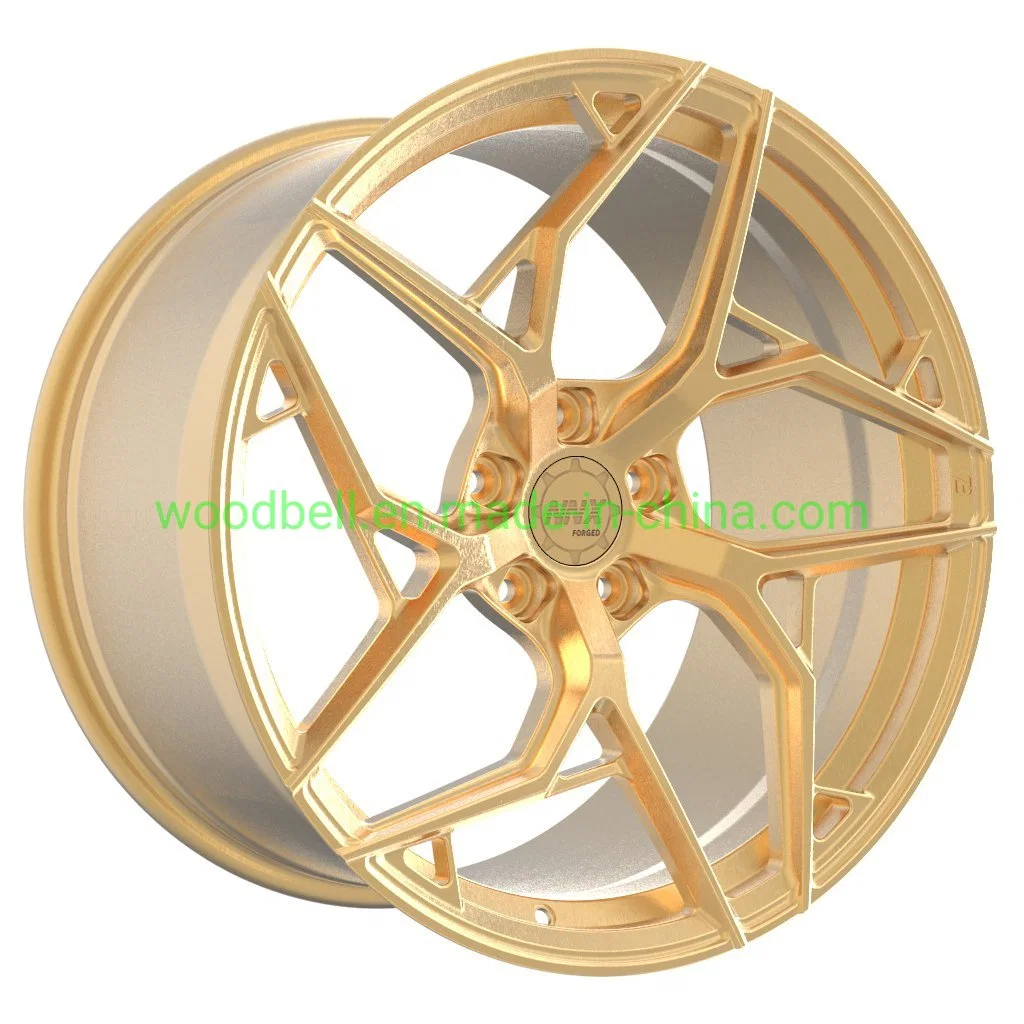 Deep Concave 18 20 21 22 24 26inch Chrome/Gold Wire Wheels White Brushed Special Powder Coat Alloy Wheels Car 112X5 Forged Alloy Car Wheel Auto Rim