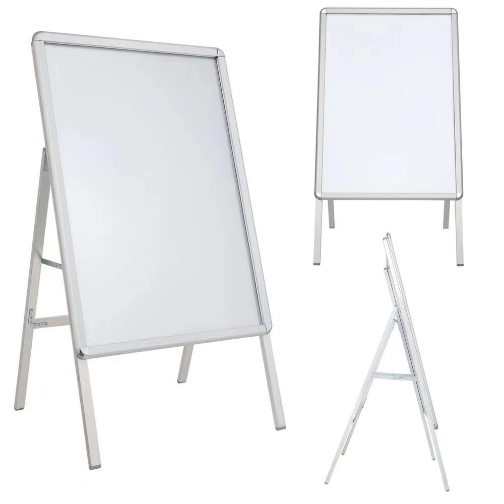 a Frame Pavement Sign with Handle Single Side Poster Board