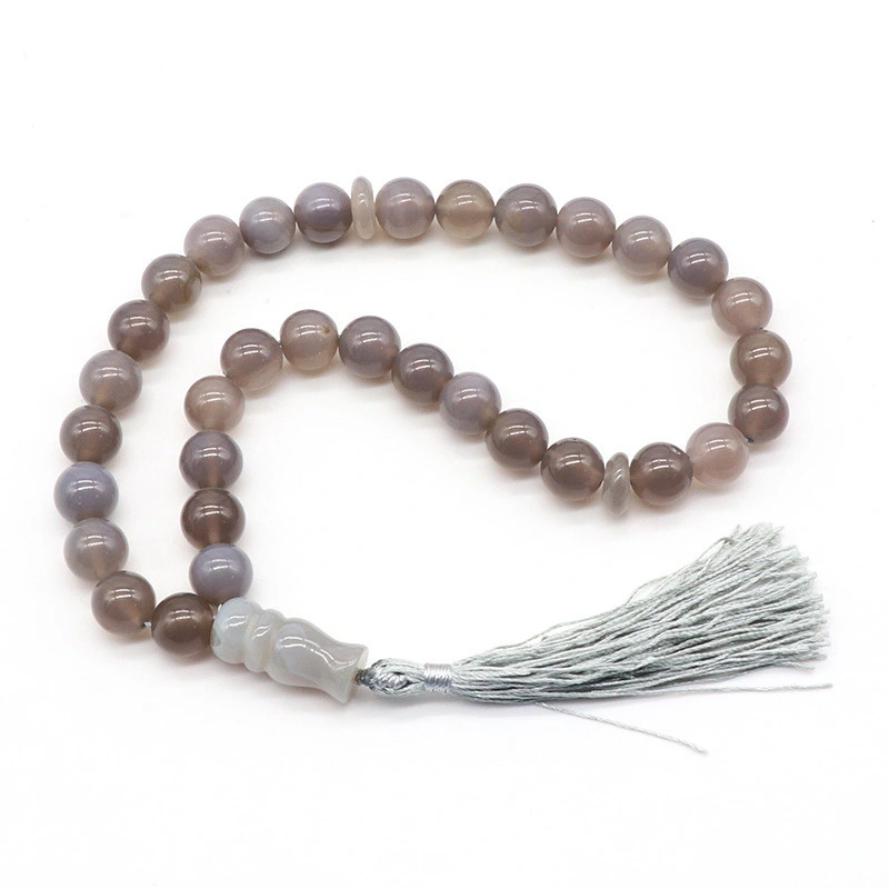 Semi Precious Stone 12mm Beads Bracelet Car Hanging Accessories 33 Muslim Rosary Bracelets