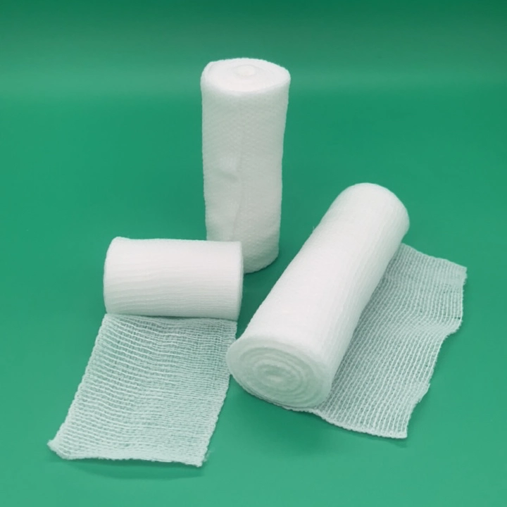 Factory Elastic/Plastic Polyester Disposable Warping Medical Products Elastic Gauze Bandage for Fixation