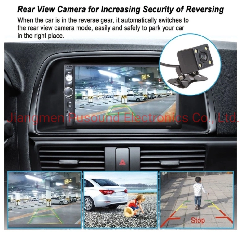 Car Audio Car transmisor MP5 Reproductor de MP5 sistema de GPS con espejo Link