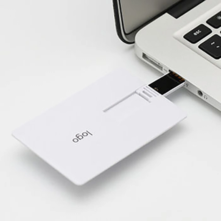 Hot Selling Card-Shaped USB Flash Drive 2.0 with 32GB Capacity for Promotional Gift