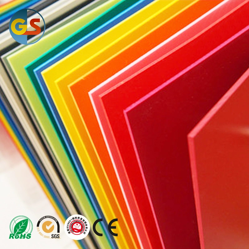 High Density Colored 4X8feet PVC Foam Sheet/Board for Printing, Decoration and Furniture