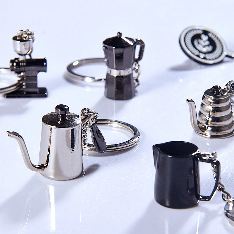 New Coffee Grinder Collection Ornaments Pendant Badge Keychain