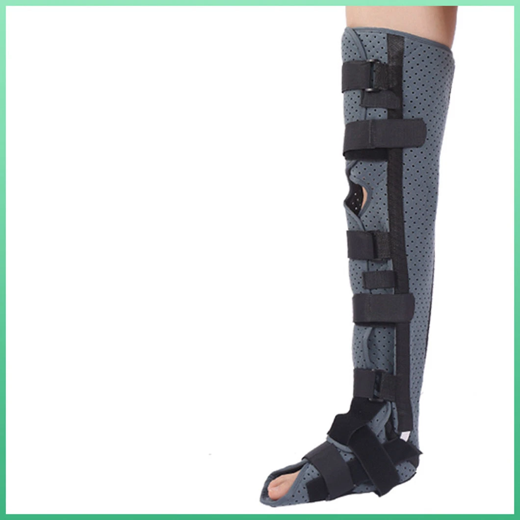 Adjustablekafo Jambe élastique orthèse de renfort de support de l'enlèvement de dislocation des blessures au genou tête fémorale de fixation de remplacement