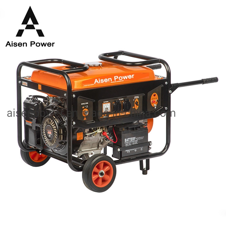Aisen Power Gasoline Generator 220V 50Hz Generating Set Hot Selling