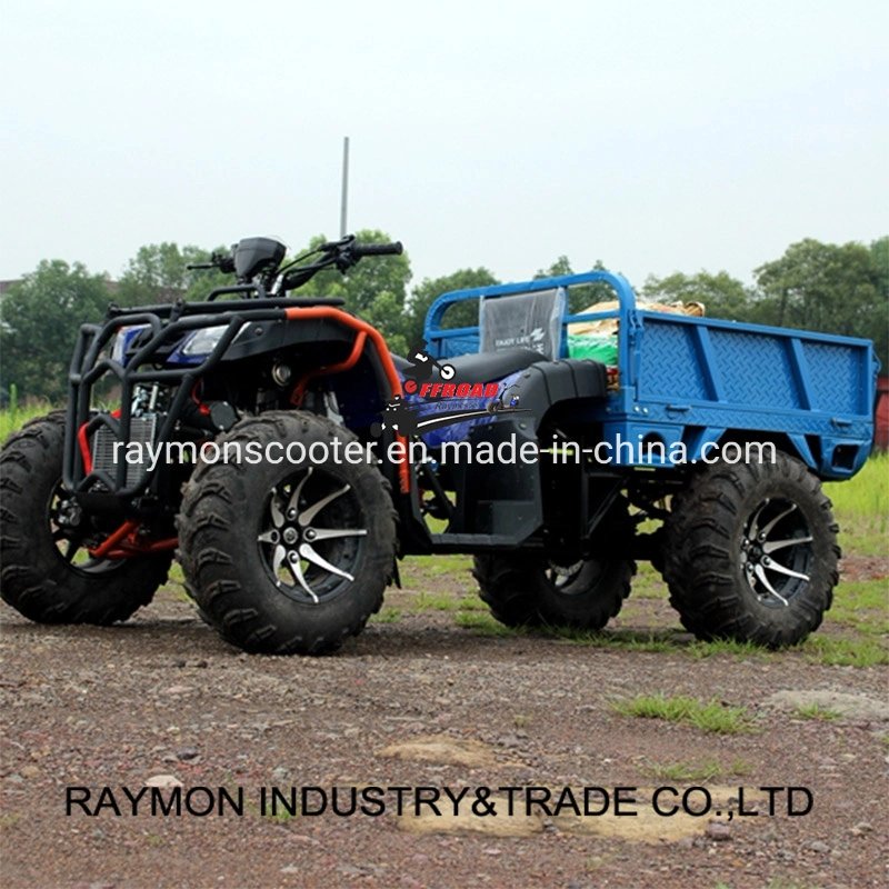 300cc Farm ATV with Trailer 4X4 Big Quad Atvs