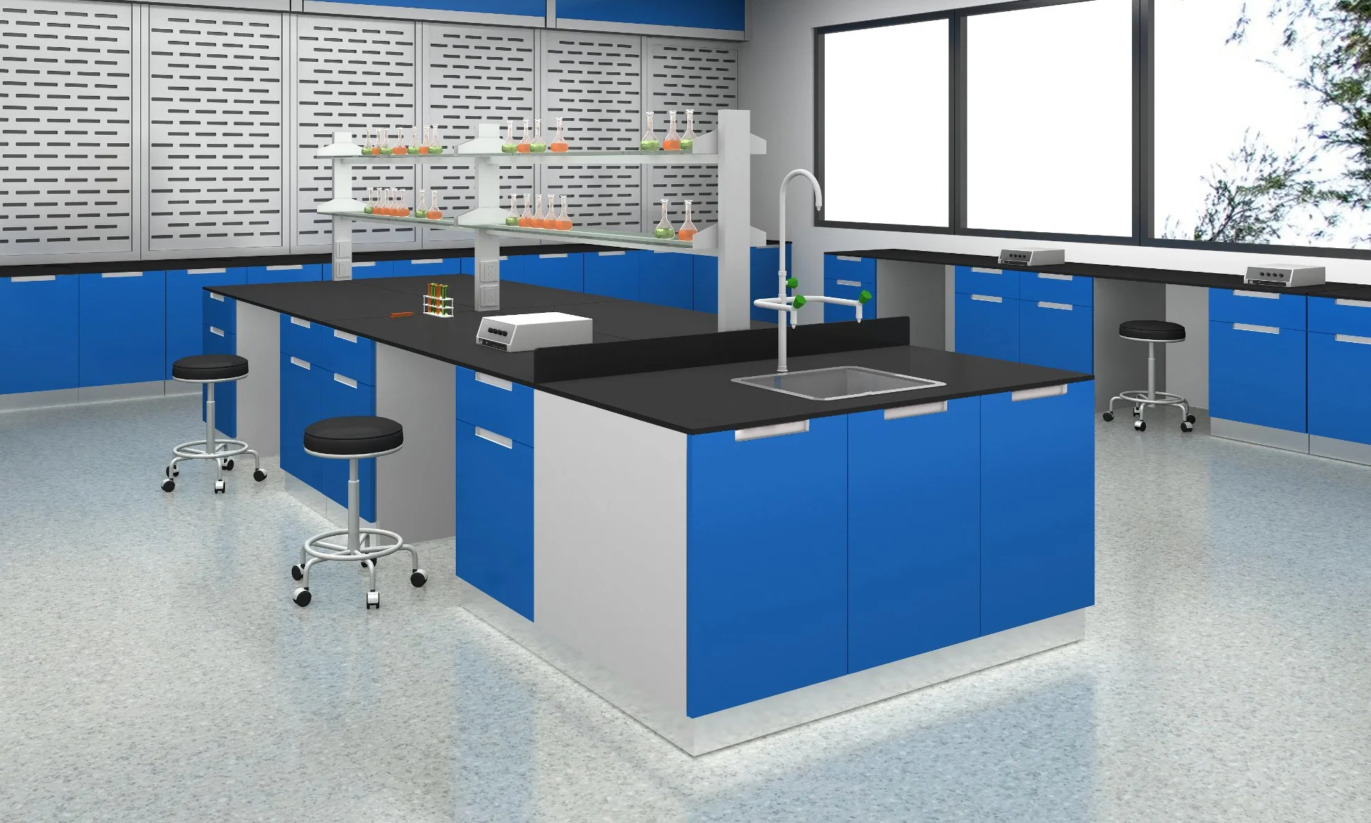 Лаборатория медицинского оборудования Центральной больницы