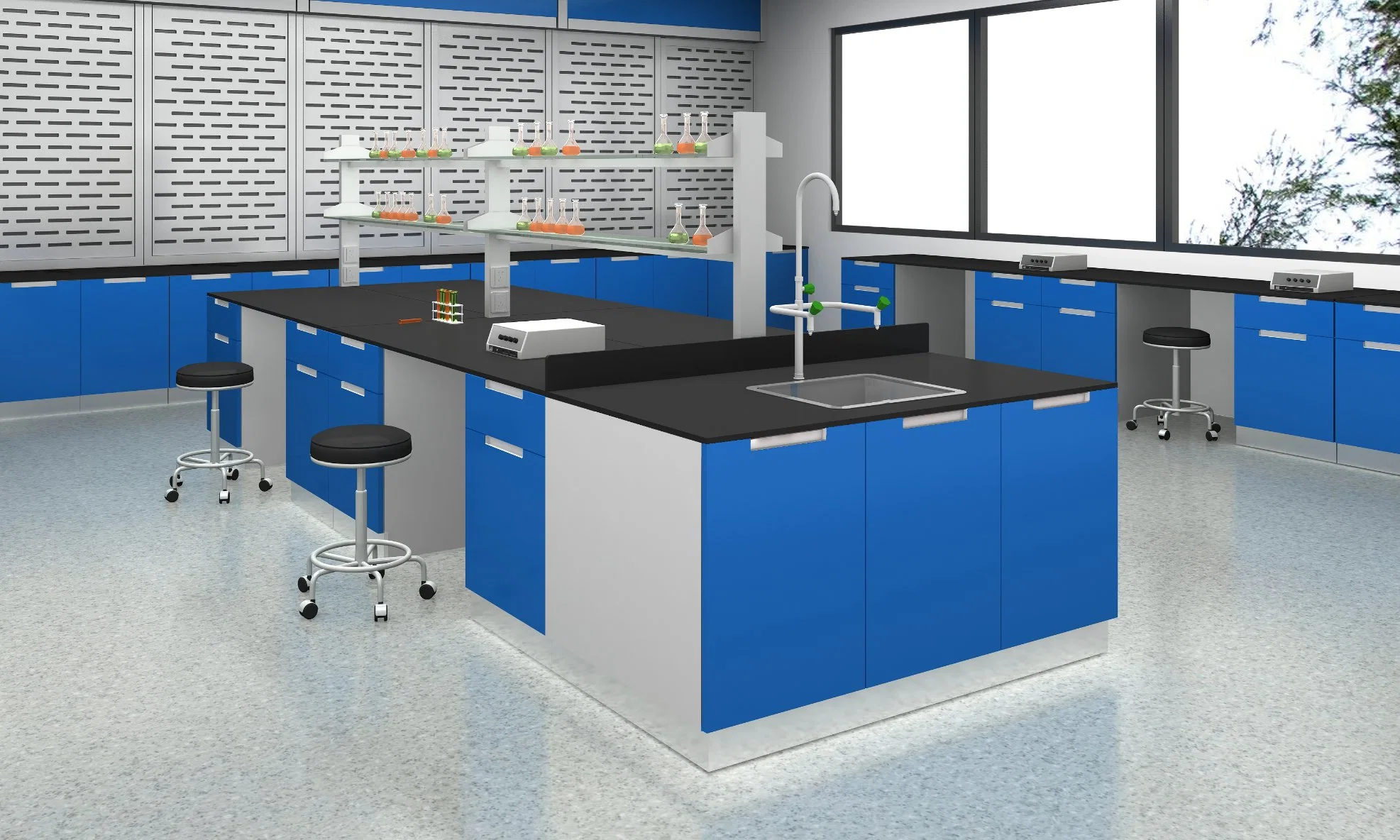 Banco Central Hospital Equipo médico Laboratorio Workbench