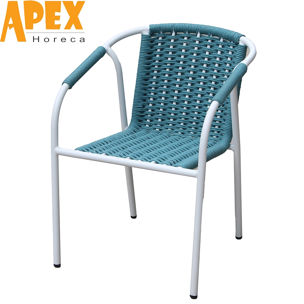Outdoor Garden Balcony Furniture Casual Portable Metal Dining Chair Wholesale