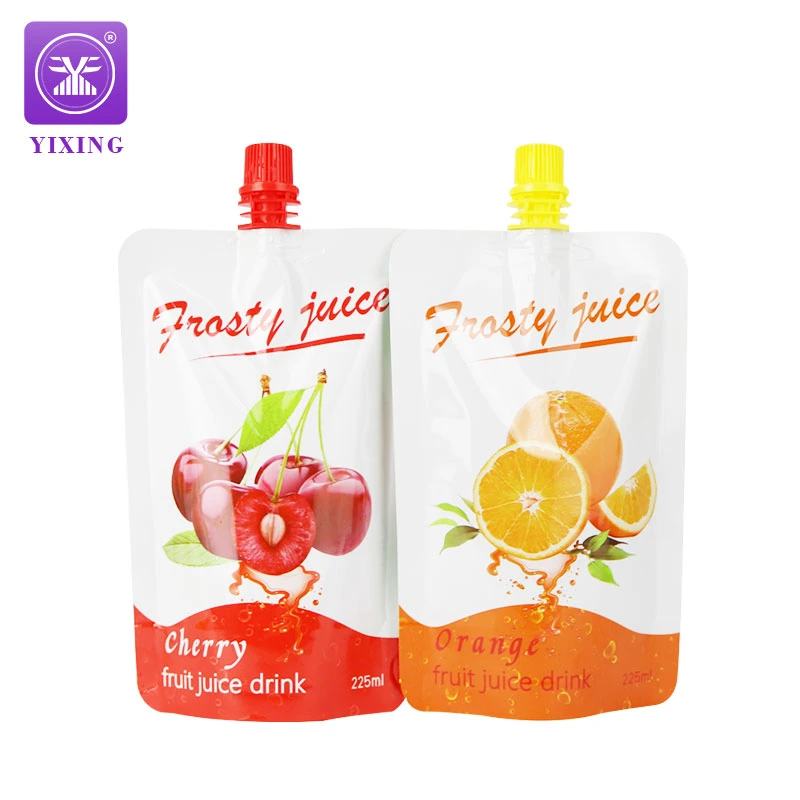 Custom Baby Spout Pouch Fruit Juice Bag Doypac Beverag Fruit Puree Sauce Food Plastic Packing Bag Jelly Aluminum Foil Retort Pouch Drink Bag