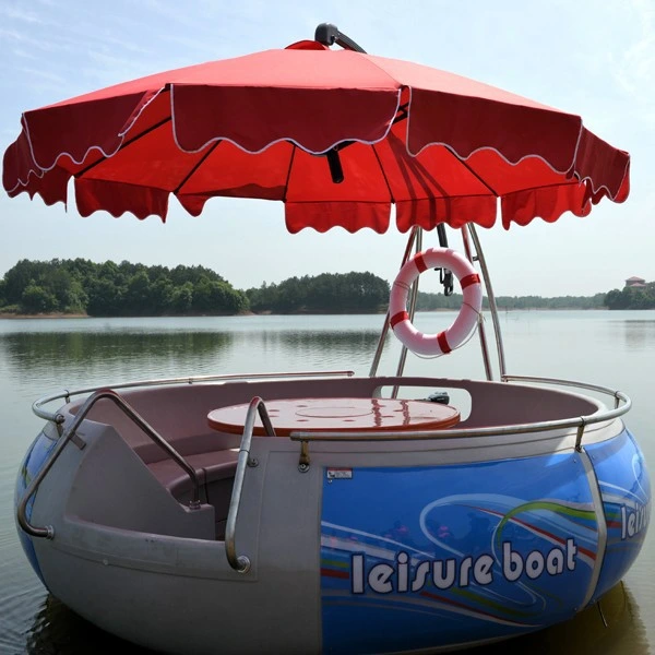 Cheap Tourist Solar Power Electric Motor BBQ Donut Boat for Entertainment