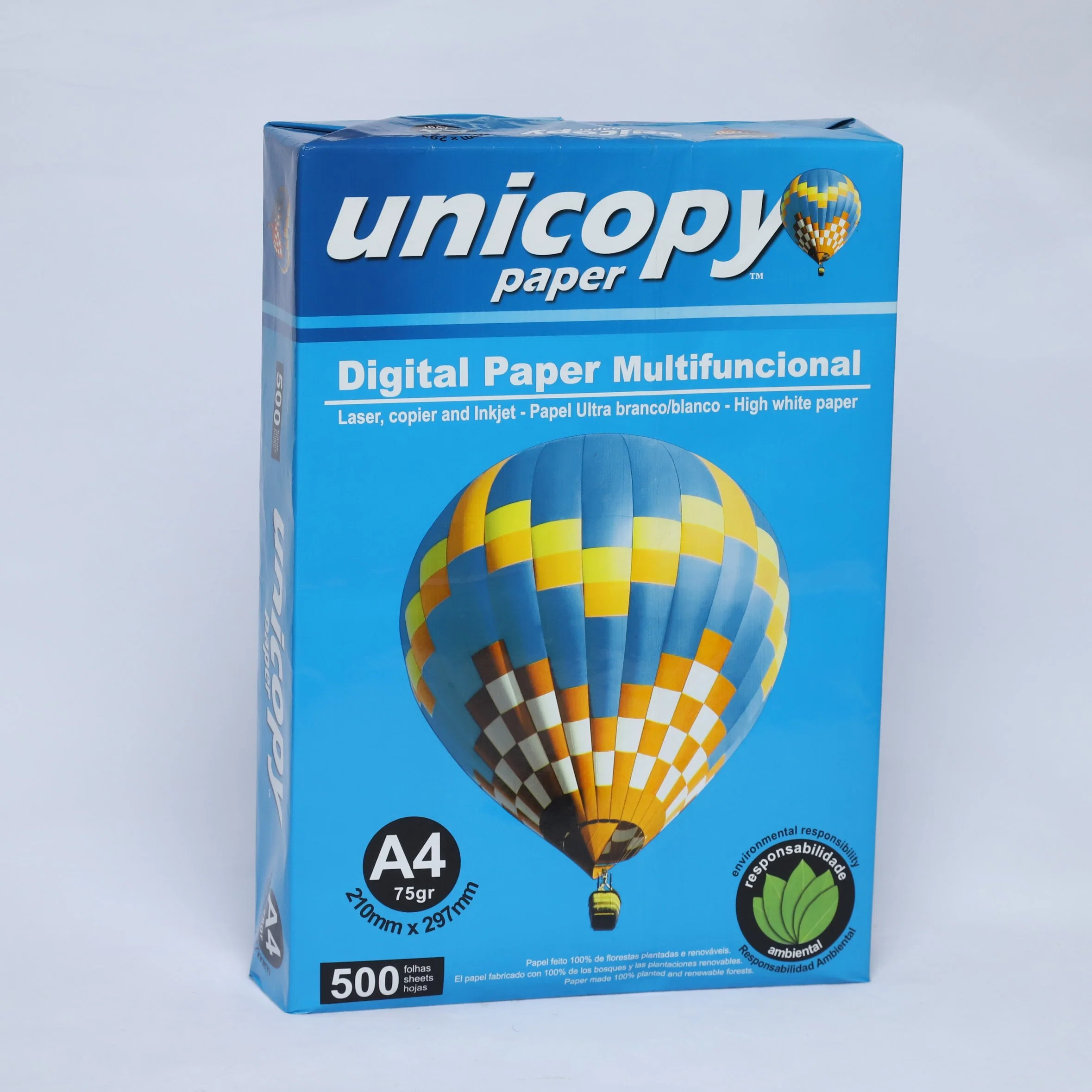 OEM Factory Office Bond Paper 100% Woodpulp 80GSM White A4 Copy Paper