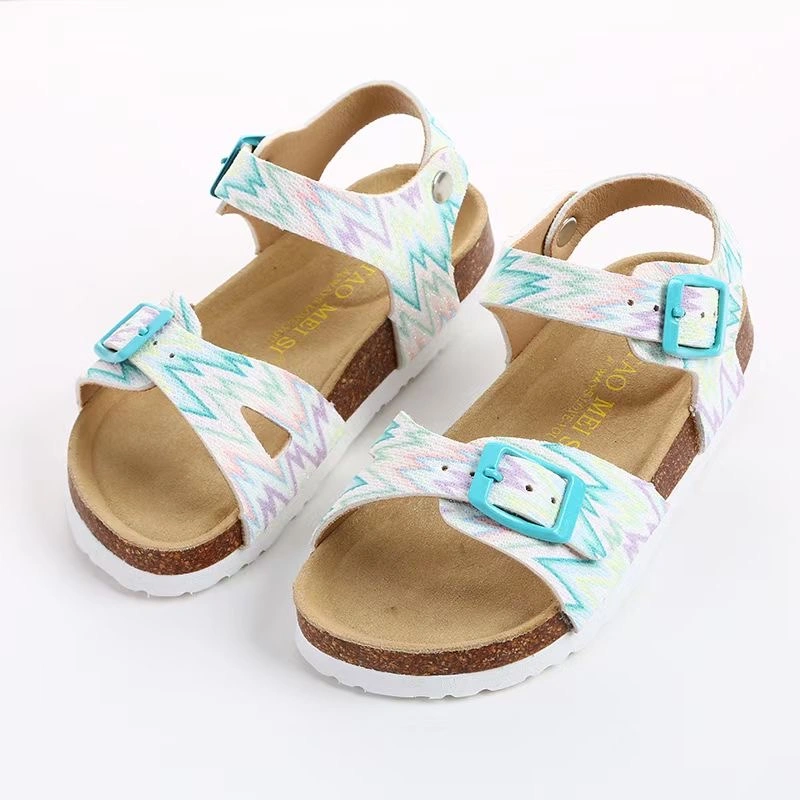 New Style Nice Looking Cork Slippers for Kids Children Footwear Shoes Factory Manufacturer Baby Lovely Amazing Surprise Gift