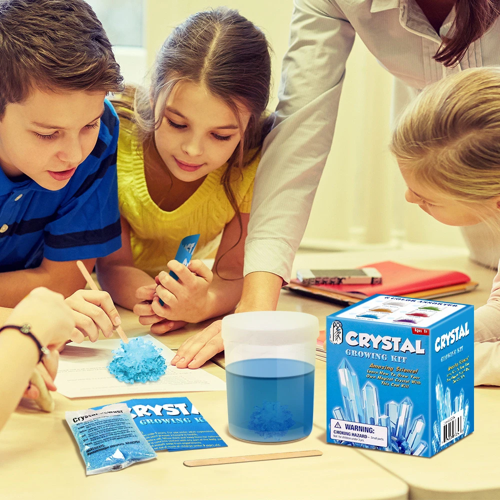 Dhot Vender DIY juguete educativo Magic Crystal Growing Science Kit
