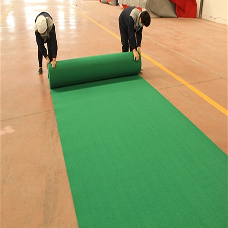 UAE Popular Heavy Latex Backing with Plastic Film Exhibition Carpet