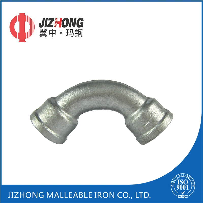 UL FM Malleable Iron Casting 90 Degree Bend Screwed Pipe Fittings