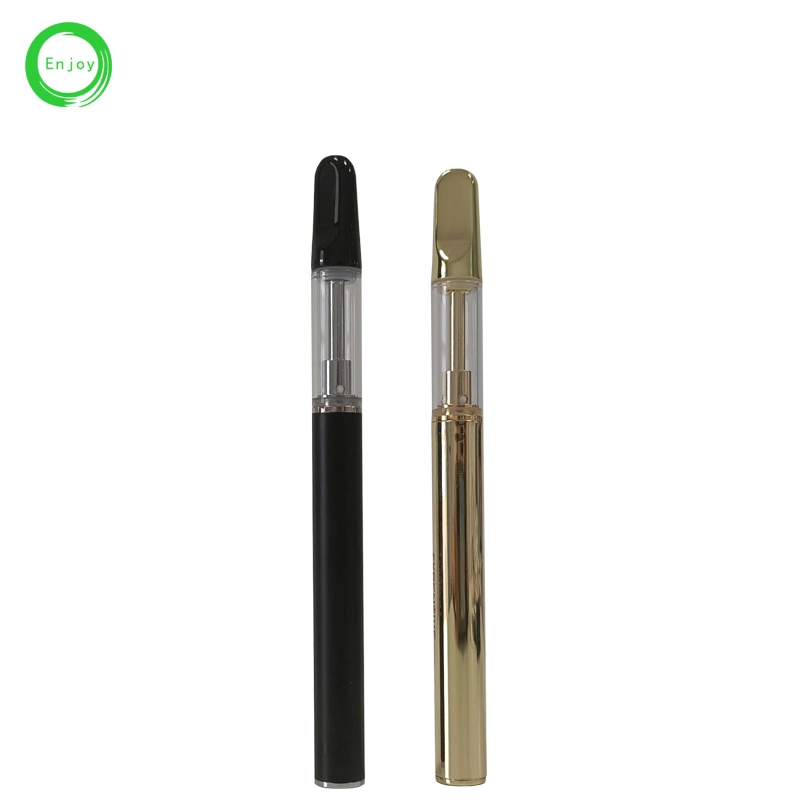 Custom Auto Draw Keramik Golden Einweg Delta D9 Ölwagen Vaporizer Vape Pen 1,0ml Wiederaufladbar für dickes Öl