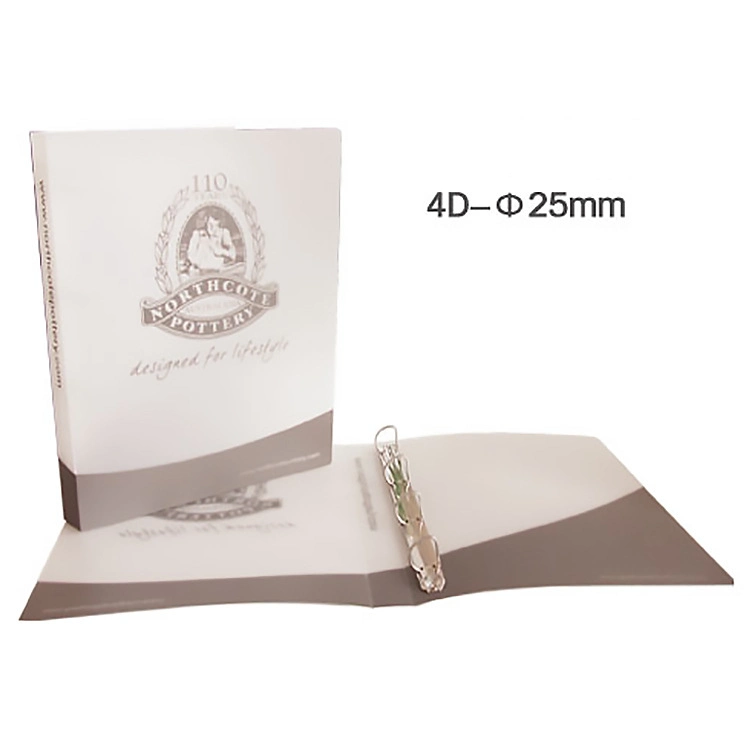 مجلد ملفات قرطاسية ترويج الطباعة المخصصة 6 Ring Binder PP