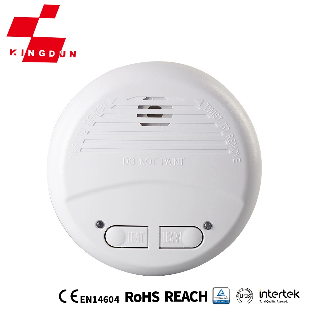Le détecteur de fumée sans fil à domicile Système d'Alarme incendie Alarme fumée avec 433.92Interlinkable MHz LM-101LC
